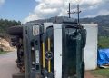 Truck Carrying Fresh Fish Overturns