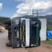 Truck Carrying Fresh Fish Overturns
