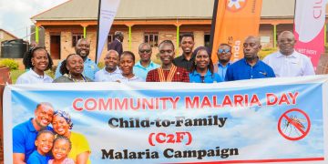 Bukomansimbi District Partners with Rotary Club of Nabbingo to Celebrate Community Malaria Day, with Children Taking Centre Stage
