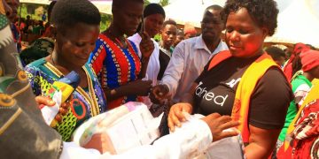 Gospel Musician Jean Peace Donates Mother Kits to Expectant Mothers in Buyende