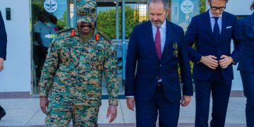 Gen Kainerugaba, EU Envoys Hold Bilateral Talks on Regional Security